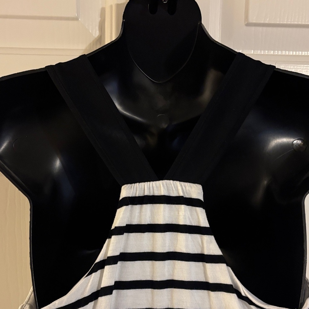Express Striped Blouson Maxi Dress Size Small - Picture 4 of 8